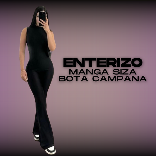 ENTERIZO MANGA SIZA BOTA CAMPANA