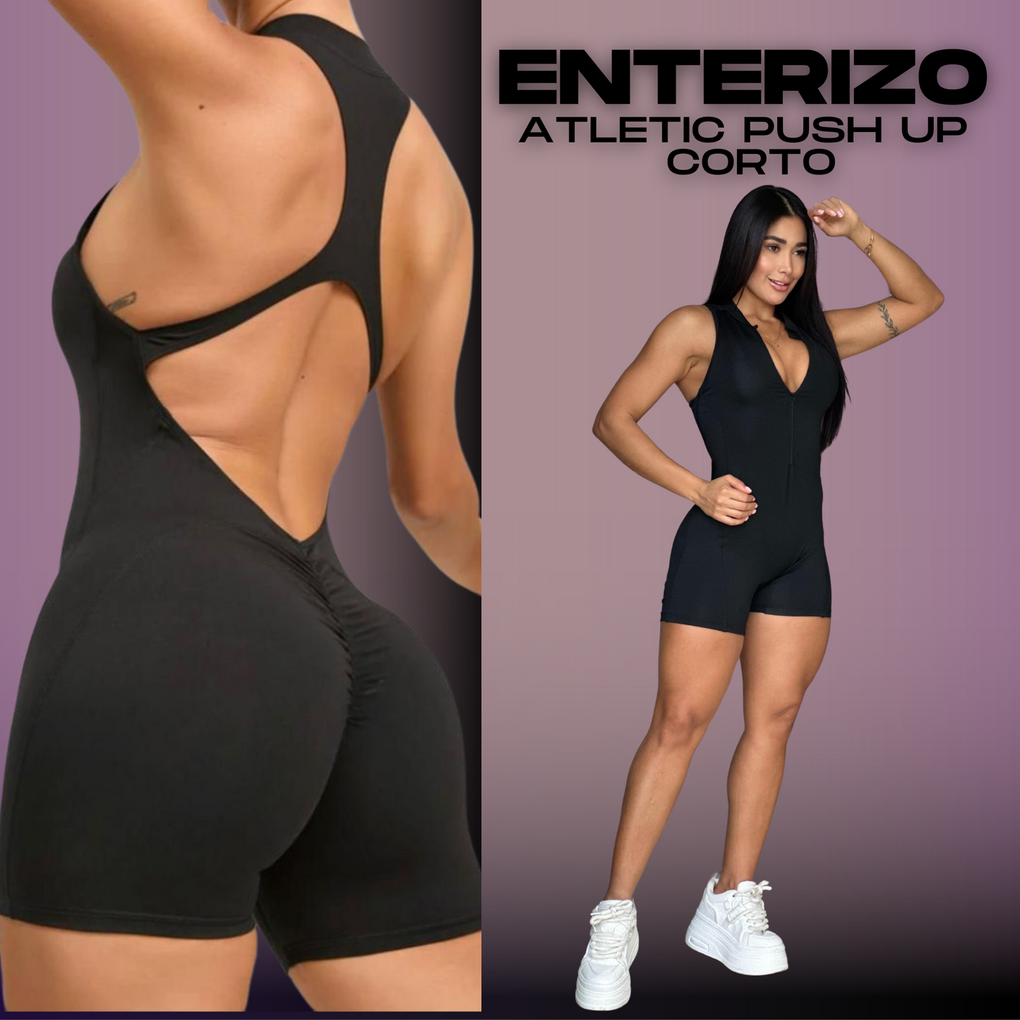 ENTERIZO ATLETIC PUSH UP CORTO